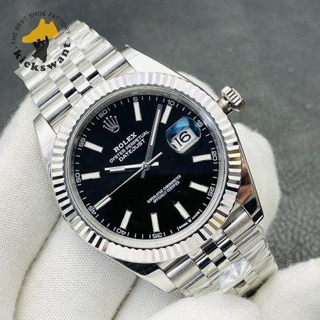 Rolex Datejust White Black 41mm