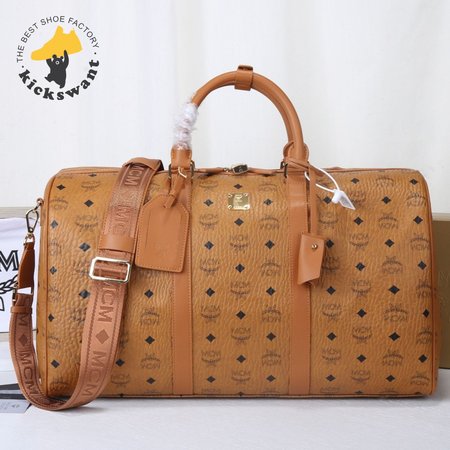 MCM Ottomar Weekender Bag in Visetos