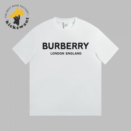 Burberry Logo Print Cotton T-shirt