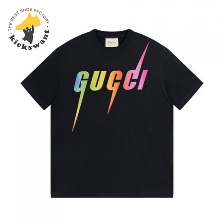 COTTON T-SHIRT WITH GUCCI BLADE PRINT