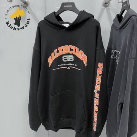 Balenciaga Logo-print Hoodie