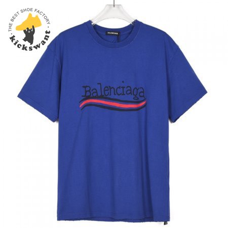 Balenciaga Political Embroidered Cotton t-shirt