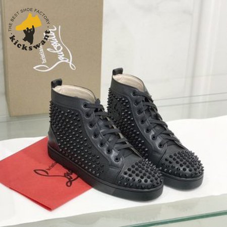 Christian Louboutin Spikes High Black