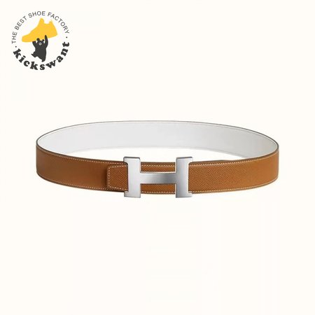 Hermes Constance Touareg Belt Buckle & Reversible Leather Belt 38mm