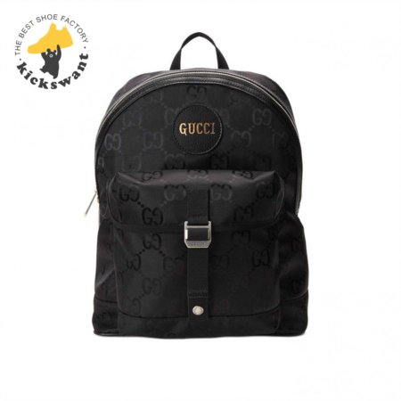 Gucci Off The Gird Backpack Black GG Nylon - GBP002