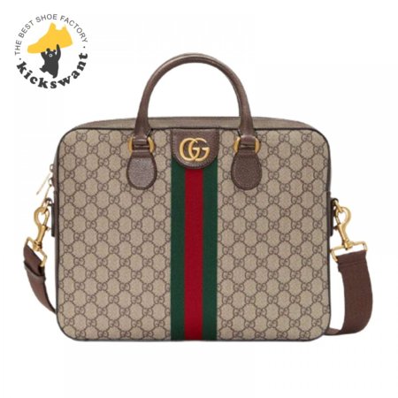 Gucci Canvas Ophidia GG Briefcase - GBC003