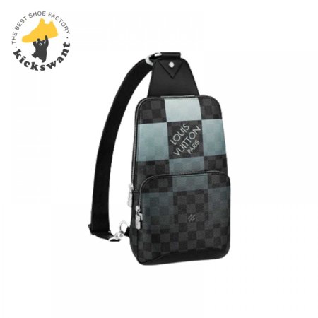 avenue sling bag white damier graphite giant lmb044