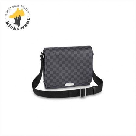 district pm damier graphite canvas n40349