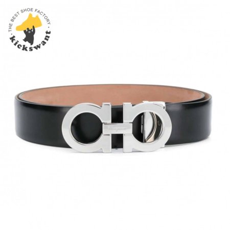 SALVATORE FERRAGAMO DOUBLE GANCIO BELT - B28