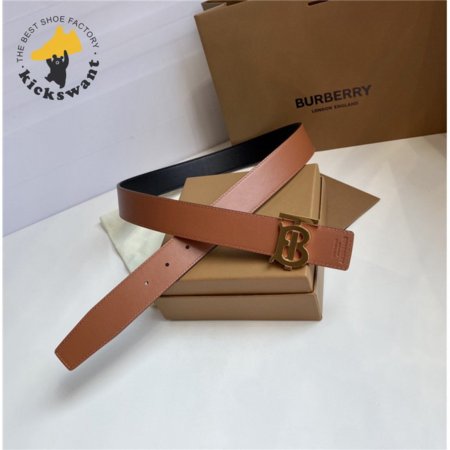 burberry B buckle belt