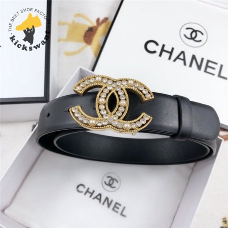 Chanel Leather Belt Buckle 30mm