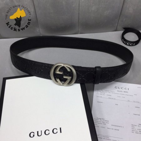 gucci belt 40mm Silver