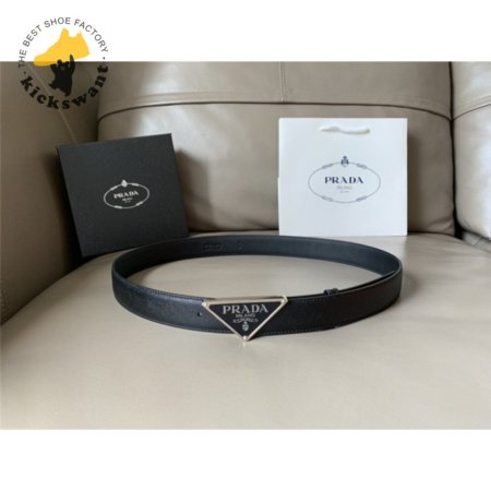 Prada saffiano 30mm leather belt