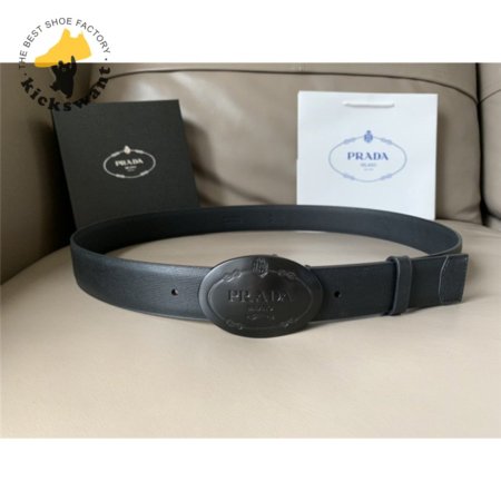 Prada saffiano 34mm leather belt