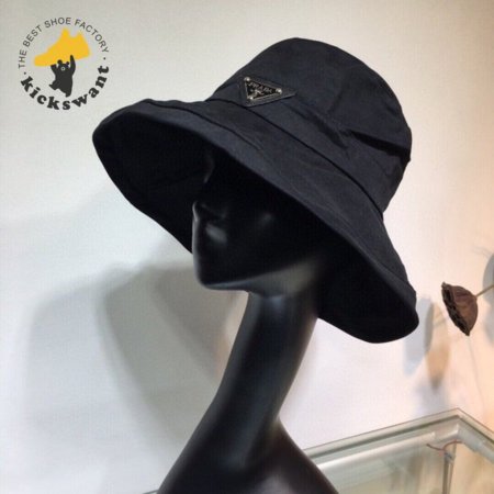 High Quality Prada Canvas foldable fisherman hat