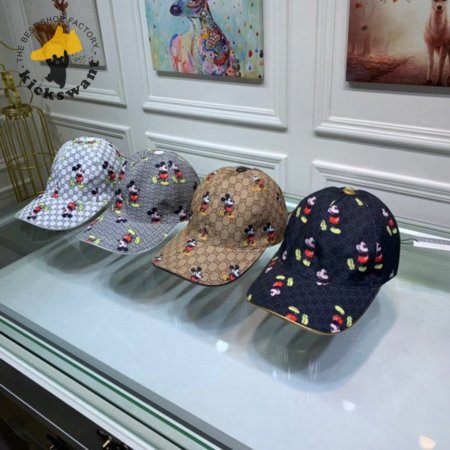 Top Quality Gucci Mickey mouse Hats