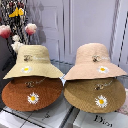 New Wholesale CC Daisy Straw Hat