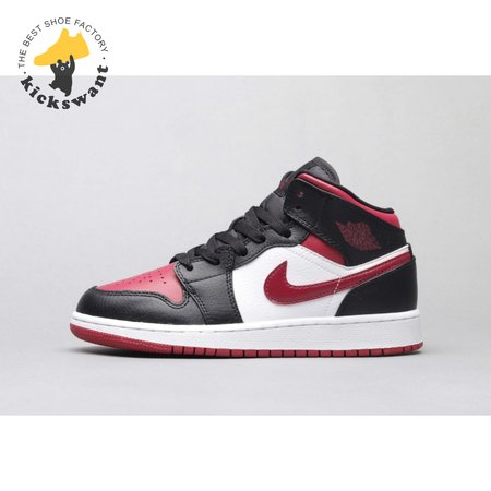 Air Jordan 1 Mid Bred Toe 36-46