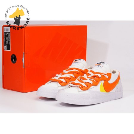 NK x Sacai Blazer Low "White Magma Orange" 36-46