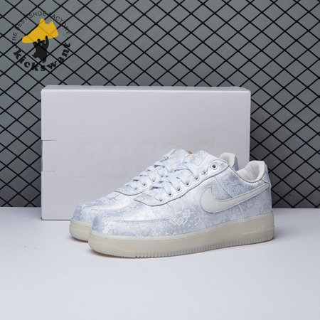 Nike CLOT x Air Force 1 White AO9286-100 36-46