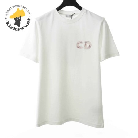 DIOR COUPLE BASKETBALL TIGHT-KNIT T-SHIRT