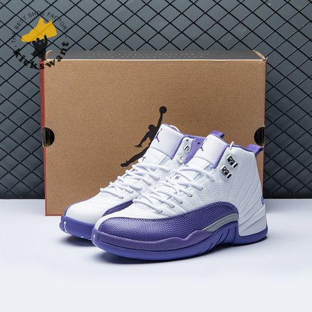 Air Jordan 12 White Purple Size 40-47.5