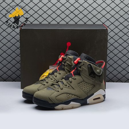 Travis Scott x Air Jordan 6 Retro 'Olive' CN1084 200 Size 40-47.5