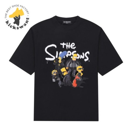 Balenciaga The Simpsons T-Shirt (B50) Black