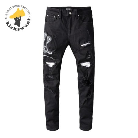 Amiri Cobra Jeans Black