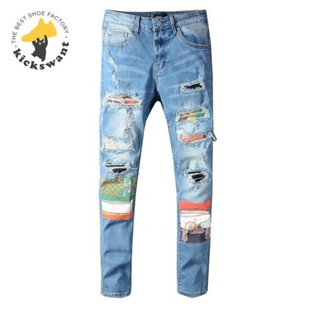 Amiri Design Jeans Blue