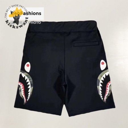 Bape Side Shark Sweat Shorts