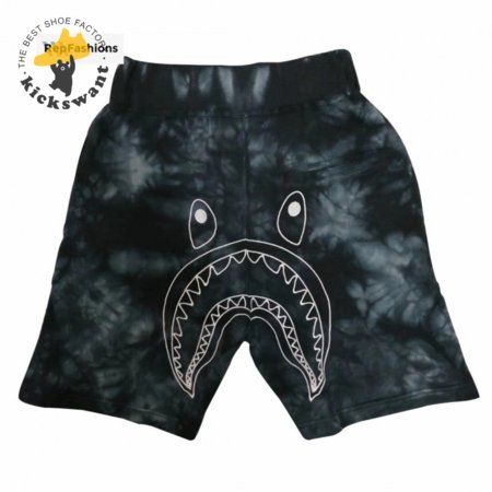 Bape Tie Dye Shark Sweat Shorts