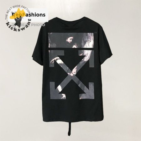 Off White Caravaggio Diag Arrow Tee