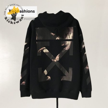 Off White Caravaggio Diag Arrow Hoodie