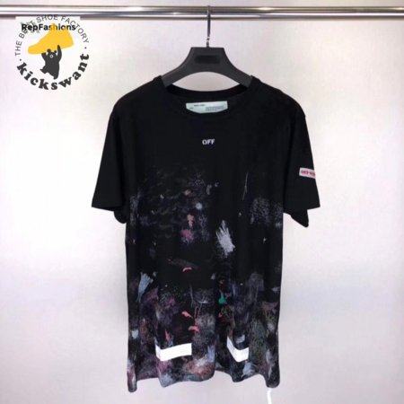 Off White Galaxy Brushed Tee