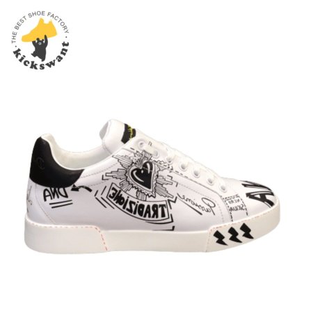 DOLCE & GABBANA CALFSKIN NAPPA PORTOFINO SNEAKERS - DG29