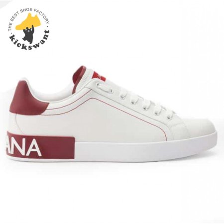 DOLCE & GABBANA CALFSKIN NAPPA PORTOFINO SNEAKERS - DG14