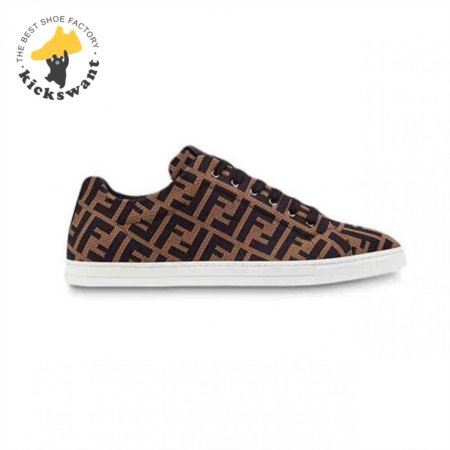 FENDI FF MOTIF MESH SNEAKERS - FD15