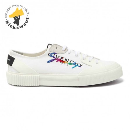 GIVENCHY TENNIS LOGO-EMBROIDERED SNEAKER - GVC39