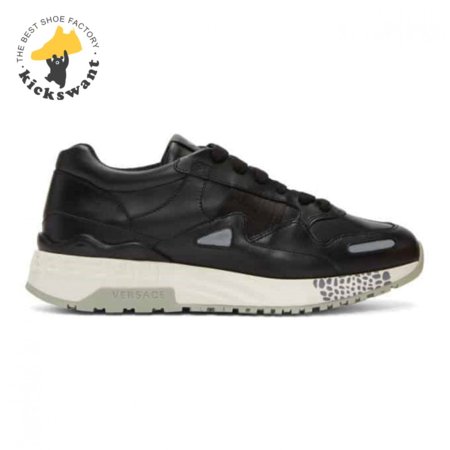 VERSACE BLACK RUNNER SNEAKERS - VS18